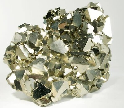 #ad Natural Golden Peruvian Pyrite Stone Original Cluster Attracting Wealth Energy $31.51
