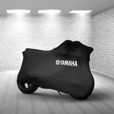 #ad YAMAHA Soft Perfect indoor Motorcyle Cover Motor bike Covers Cloth Fabric Garage $67.00