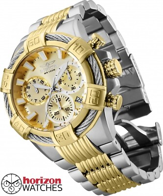 #ad Invicta Bolt Gold Chronograph Men#x27;s Quartz Watch 25864 $79.99