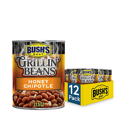 #ad Bush#x27;s Best Honey Chipotle Grillin#x27; Beans Canned Beans Beans Canned Source of $136.46