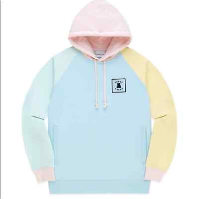 #ad Teddy Fresh Baby Pastel Color Block Hoodie Unisex Medium Hooded Sweatshirt $64.00