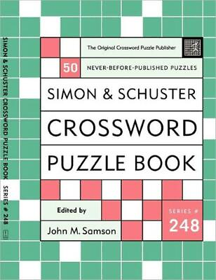 #ad Simon And Schuster Crossword Puzzle Book #248: The Original Crossword Puzzl... $14.57