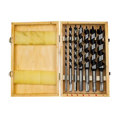 #ad Wood Drill Bit Set Auger and Spade Drill Bits for Wood Long Inch Bits Bore $57.53