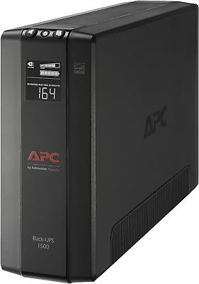 #ad APC UPS 1500VA UPS Battery Backup and Surge Protector BX1500M Backup Battery $255.65