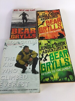 #ad Bear Grylls Four Book Set Mud Sweat amp; Tears The Kid who Climbed Everest More AU $29.95