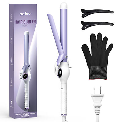 #ad SEJOY Curling Iron Hair Straightening Iron Styling LED Display Security Bracket $27.90