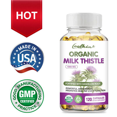 #ad 🌱Natural Herbal Liver Support: Milk Thistle Detox for Wellness 🍀 Organic $44.27
