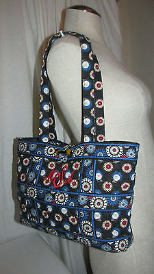 #ad Vera Bradley Retired Night Owl Floral Pattern Quilted Purse Shoulder Bag Tote $25.99
