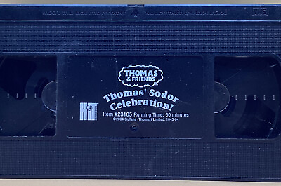 #ad Thomas amp; Friends Thomas#x27; Sodor Celebration VHS 2004 Tape Only No Box $2.49