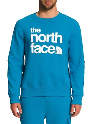 #ad The North Face Mens Mens Fleece Logo Sweatshirt XL Acoustic Blue $39.99