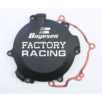 #ad Boyesen Factory Racing Clutch Cover Black CC 10B $157.31