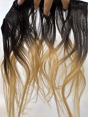 #ad Hair Extensions Human Hair Silky One Piece Hidden Wire Hair Extensions $45.95