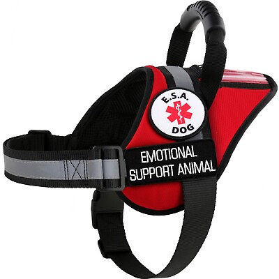 #ad Emotional Support Animal Harness ESA Dog Vest Pocket Handle ALL ACCESS CANINE $39.95