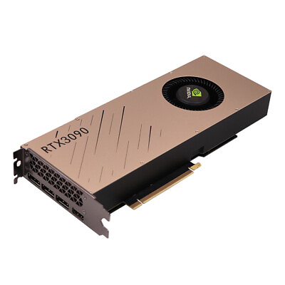 #ad 24G NVIDIA AMPERE accelarator GEFORCE RTX3090 turbo AI deep learning GPU $1699.00