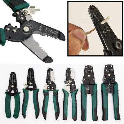 #ad Multi tool Electrician Cable Wire Stripper Cutter Crimper Pliers Crimping Tool $13.99