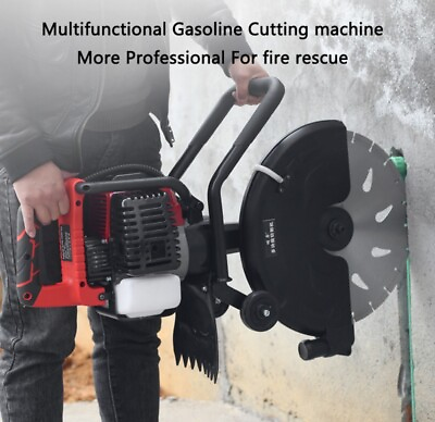 #ad Concrete Grooving 2000W Gasoline Power Slotting Machine Wall Cutter Cement Road $528.26