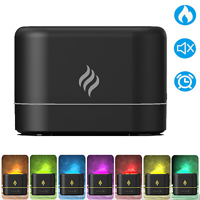 #ad 3D Flame Diffuser Essential Oil USB 250ML Air Humidifier Aromatherapy Humidifier $18.99
