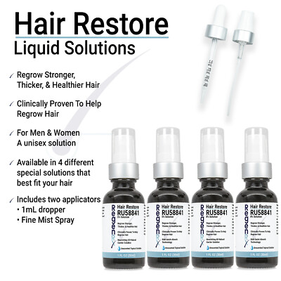 #ad RegenRx RU58841 Hair Growth amp; Restore Unisex Hair Solution Formula Oil 30mL $25.99