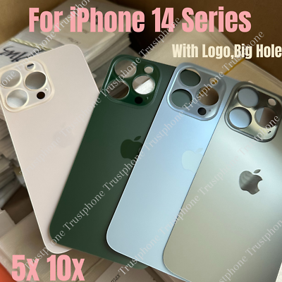 #ad Back Glass Replacement Rear Cover Big Hole For iPhone 14 14 Plus 14 Pro Max Lot $34.99