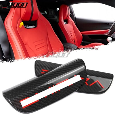 #ad Real Carbon Interior Seat Grab Cover Decor For Lotus Emira Sports Coupe V6 2022 $80.20