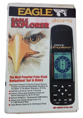 #ad Eagle Explorer GPS 12 Channel w User Manual $25.99