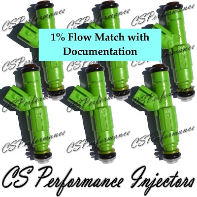 #ad 1% Flow Match Bosch Fuel Injectors 0280156007 for 01 07 Chrysler Dodge 3.3 V6 $259.99