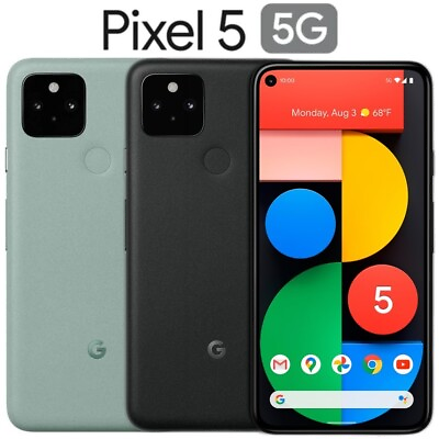 #ad Google Pixel 5 5G GD1YQ 128GB Unlocked Verizon T Mobile ATamp;T Metro Cricket $139.95