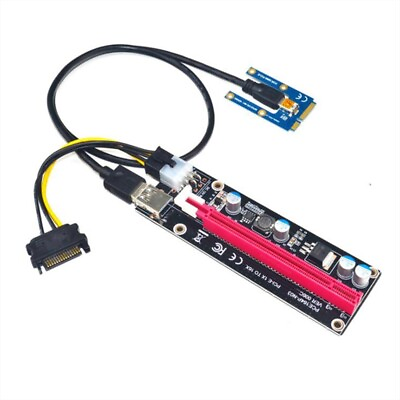Mini PCIe to PCI 16X Riser for Laptop External Card EXP GDC BTC Miner $10.99