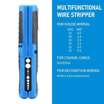 #ad Multifunctional Cable Wire Stripper Cutter Pliers Hand Tool Hardware Tool Portab $10.52