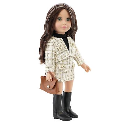 #ad BiBi Doll Fashion Baby Doll 18quot; KIARA Stylish Toy Movable Long Curl Hair Gift GBP 17.59