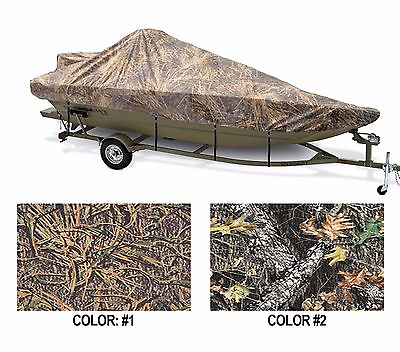 #ad CAMO STYLED TO FIT BOAT COVER COMPATIBLE WITH VOYAGER 1256 JON 1998 2010 $295.88