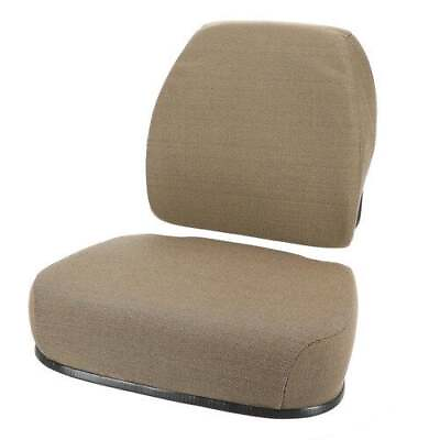 #ad Seat Cushion Set 2 Piece Steel Original Fabric Hydraulic fits John Deere 7700 $330.99