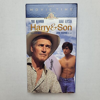 #ad Harry amp; Son VHS Paul Newman Benson Movie 1984 $2.40
