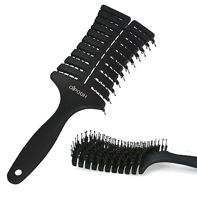 #ad Natural hair Styling Comb Tools Detangling Brush For Curly Hair African American $5.69