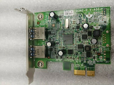 #ad Dell 0FWGJ8 USB 3.0 Dual Port PCIE Low Profile Expansion Card Great Condition $14.99