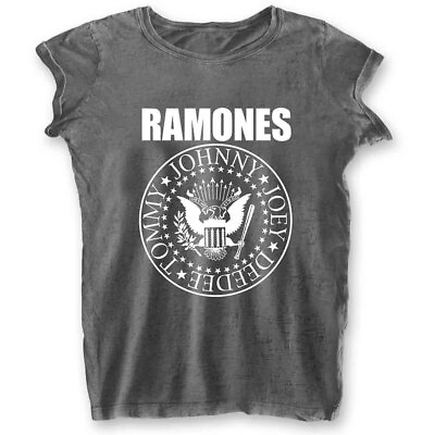 #ad #ad Ramones Presidential Seal T Shirt Grey New $21.96