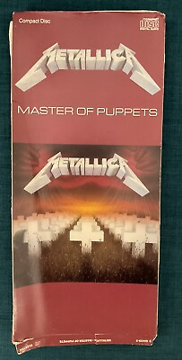 #ad Metallica Master Of Puppets Longbox EMPTY NO CD 1986 ORIGINAL $56.66