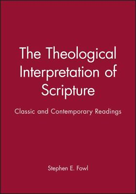 #ad The Theological Interpretation of Scripture: Classic and Contemporary Readings $12.75