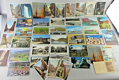 #ad Lot of 44 USA Midwest West Vintage Era Postcards travel vacation Set A $39.10