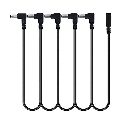 #ad 5 Ways Daisy Chain Power Cable Dc For Guitar Pedal Power Supply Adapter $14.08