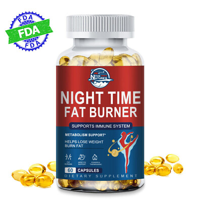 #ad Night Time Appetite Suppressant Fat Burner Supplement Weight Loss Detox Capsules $10.99