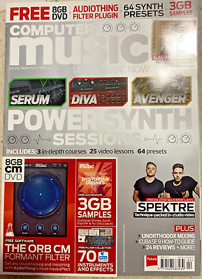 Computer Music Issue 241 POWER SYNTH SESSIONS Sealed DVD GBP 7.99