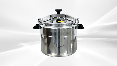 #ad NEW 33 QT Commercial Aluminum High Capacity Pressure Cooker Kettle Cooking $348.00