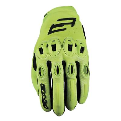 #ad Five Stunt Evo 2 Fluorescent Gelb Handschuhe Kostenloser Versand EUR 90.91