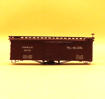 #ad PACIFIC TRACTION 3013 Damp;RGW BOXCAR HOn3 SCALE $41.39