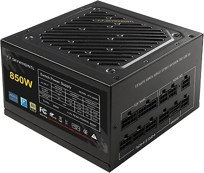 #ad 850W Gaming Power Supply ATX 3.0 PSU PCIE 5.0 Fully Modular 80 Plus Gold Desktop $119.99