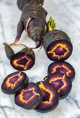 #ad #ad 100 Black Nebula Carrot Seeds Heirloom Organic NON GMO FRESH RARE $2.88