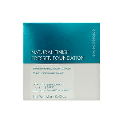 #ad Skin Care Colorescience Natural Finish Pressed Foundation SPF 20 Tan Golden $40.00