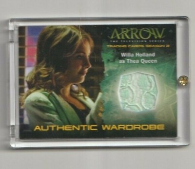 #ad DC Arrow TV Show Season 2 Wardrobe Costume Card Willa Holland Thea Queen $35.99