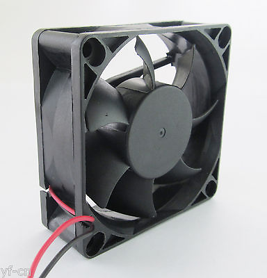 #ad 10x Brushless DC Cooling Fan 70x70x25mm 7025 7 blades 5V 12V 24V 0.20A 2pin fan $37.99